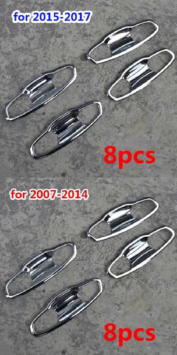 AL 4ピース ABS 適用: シュコダ オクタヴィア 2007-2014 2015-2017 ドア ハンドル ステッカー ボウル 2015 2017・2007 2014 AL-PP-5863