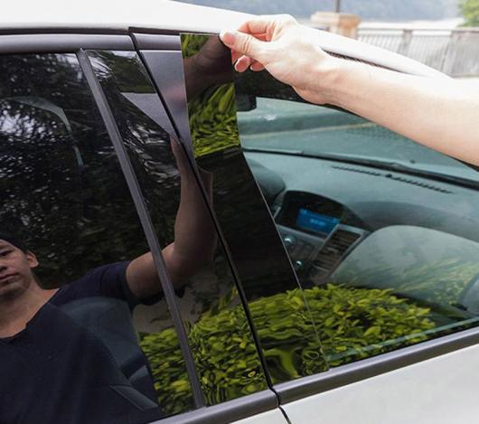 8ピース 適用: VENUCIA T90 ウインドウ トリム セントラル 列 装飾 ステッカー ブラック ミラー AL-PP-5978 ALの通販は