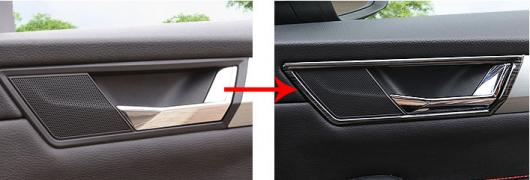 AL 4ピース 適用: シュコダ スペルブ 2016-2017 2018 インナー ハンドル ステンレス ブラック・シルバー 2018・2016 2017 AL-PP-6054