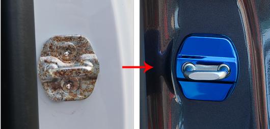 AL 4ピース 適用: 日産 キャシュカイ X-トレイル キックス ロック バックル カバー タイプ4・タイプ5 キャシュカイ〜キックス AL-PP-6200_2