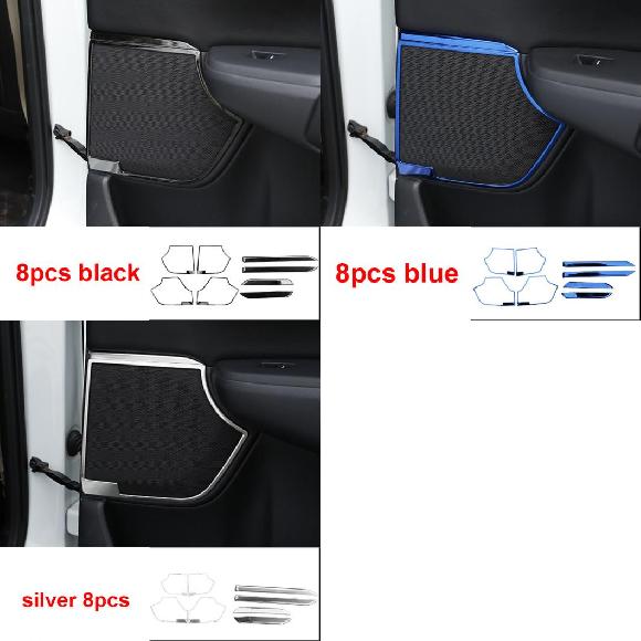 AL 8ピース 適用: ホンダ CRV 2017 ドア ホーン 装飾 フレーム ブラック〜シルバー AL-PP-6244の通販は 36,435円