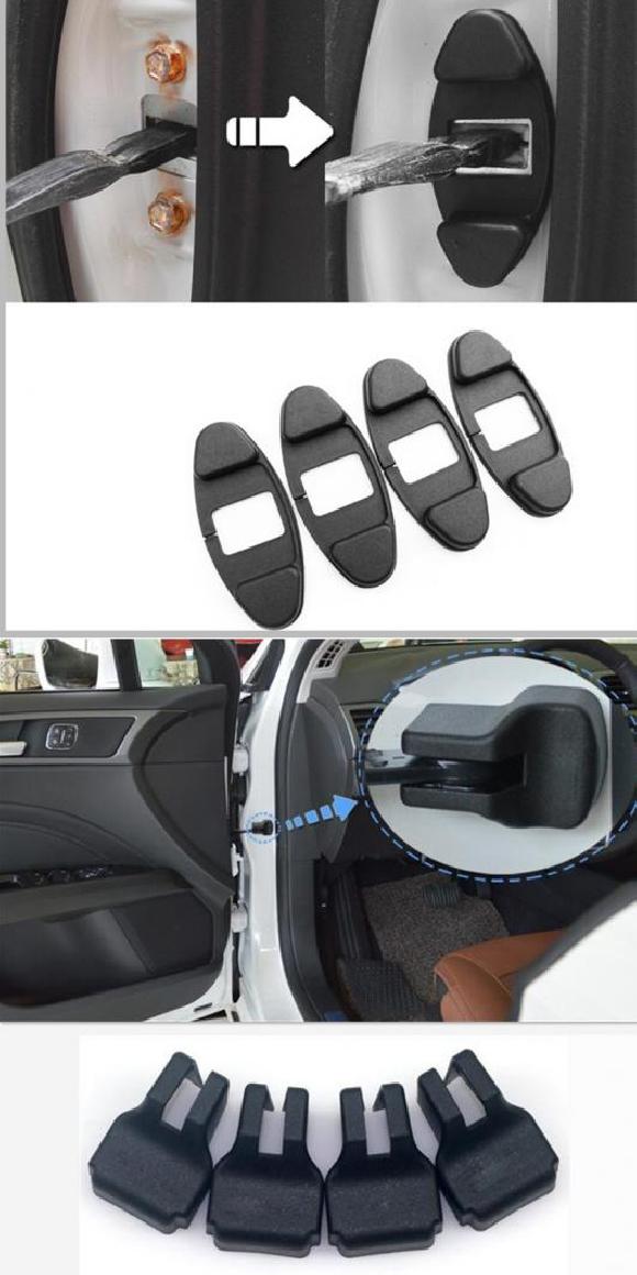 AL 4ピース 適用: ホンダ アコード クロスツアー CRV フィット シティ クライダー ドア ロック カバー 保護 防水 防止 錆 タイプ5・タイプ6 AL-PP-6273