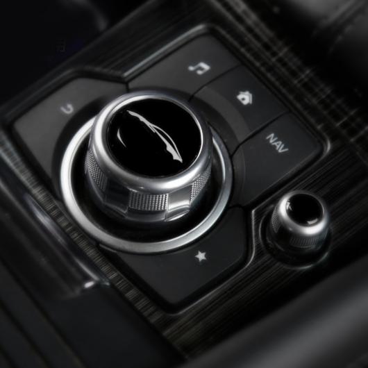 1ピース 適用: マツダ CX-3 2018 ノブ カバー 装飾 ステッカー ブラック・レッド AL-PP-6401 AL_3