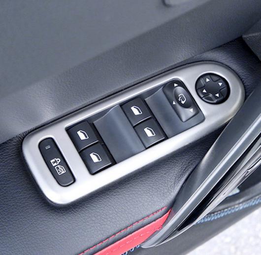 AL 4ピース 適用: シトロエン/CITROEN C5 ガラス リフティング パネル ステンレス スチール 装飾 フレーム AL-PP-6453