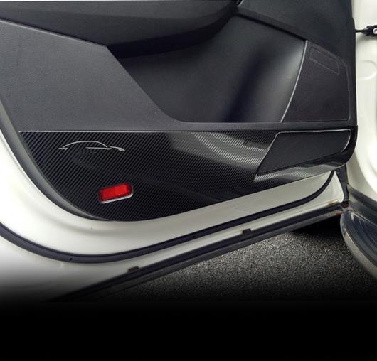 4ピース 適用: シュコダ コディアック ドア キック 装飾 カバー カーボンファイバー パターン AL-PP-6639 ALの通販は内装