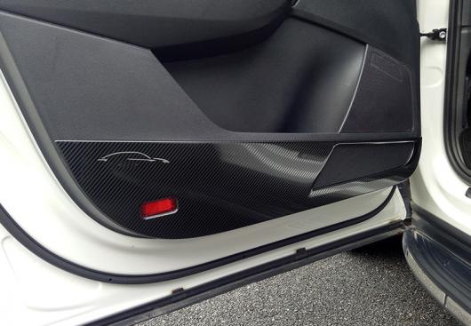 4ピース 適用: シュコダ コディアック ドア キック 装飾 カバー カーボンファイバー パターン AL-PP-6639 ALの通販は