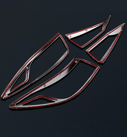 4ピース 適用: MAZDA3 ハッチバック アクセラ 2017 テールライト 装飾 フレーム AL-PP-6722 AL