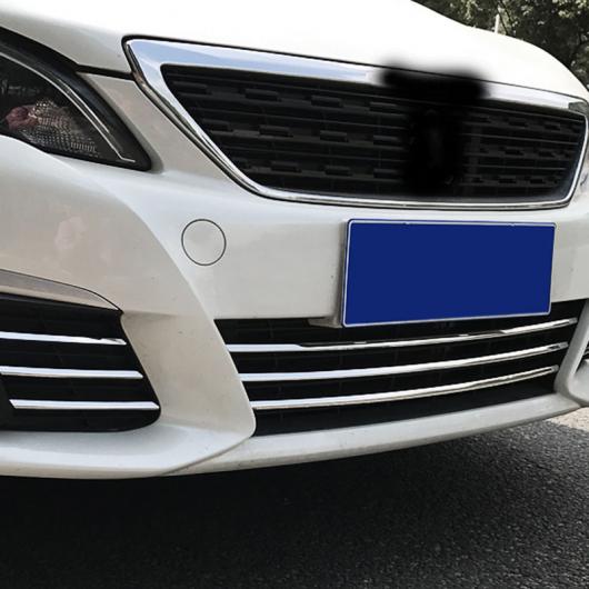 AL 12ピース 適用: プジョー/PEUGEOT 308 2018 フロント グリル 装飾 ステッカー フォグライト フレーム 装飾 ストリップ AL-PP-6804_3