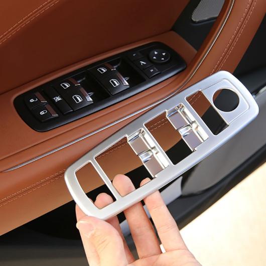 AL 4ピース 適用: マセラティ/MASERATI レバンテ ガラス リフティング ボタン 装飾 フレーム AL-PP-6820