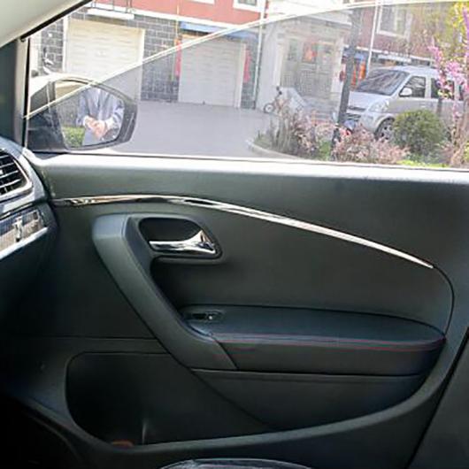 AL 2ピース 適用: ポロ 2011-2018 フロント インナー ドア パネル 装飾 ストライプ ステンレス スチール 装飾 ストリップ AL-PP-6823の通販は