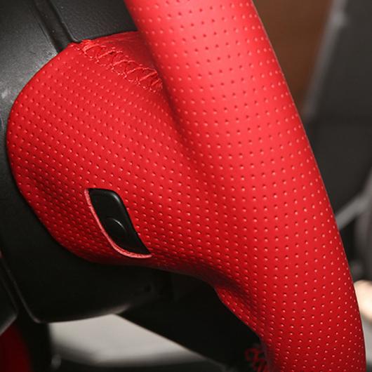 AL 1ピース 適用: ジープ/JEEP コンパス 2017-2019 ハンド 縫い目 ステアリング ホイール カバー トップ レイヤー レザー 装飾 保護 AL-PP-6833_3