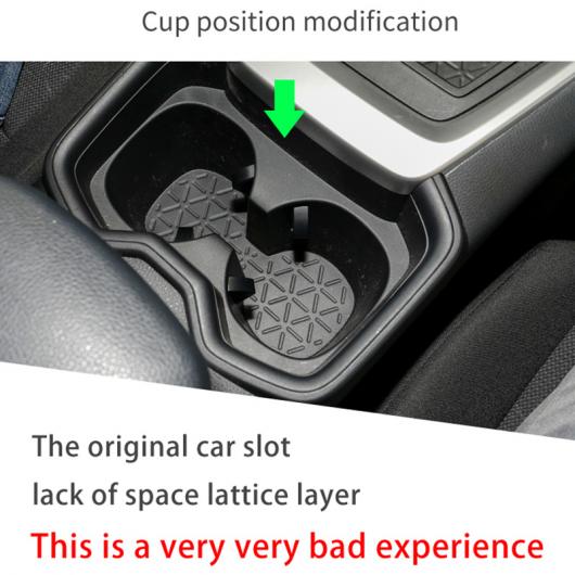 AL カップホルダー ストレージ ボックス 適用: トヨタ RAV4 2019 2020 XA50 RAV 4 50 アクセサリー カップ マット カード 電話 ストレージ ブラック AL-PP-7321_3