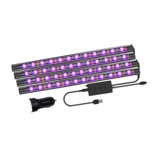 AL インテリア ライト バー LED マルチカラー 防水 ミュージック ライト キット DC 5V USB ポート ミュージック シンク APP 4ピース 48 AL-PP-8018の通販は