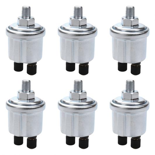 AL 6X ユニバーサル VDO オイル 圧力センサー 0 10 バー 1/8 NPT ジェネレーター パーツ 10mm クルー プラグ アラーム 圧力センサー AL-PP-8067