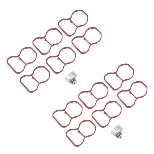 AL 14ピース スワール フラップ プラグ デリート キット ガスケット 適用: BMW N57 N57S E90 E91 E92 E93 F07 F10 F11 AL-PP-8196 10,908円