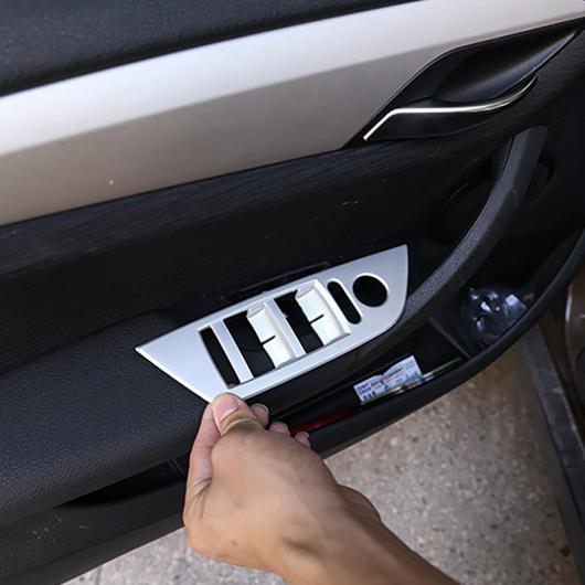 AL クローム ABS ガラス リフト スイッチ カバー トリム 適用: BMW X1 2011-2015 AL-PP-8206の通販は
