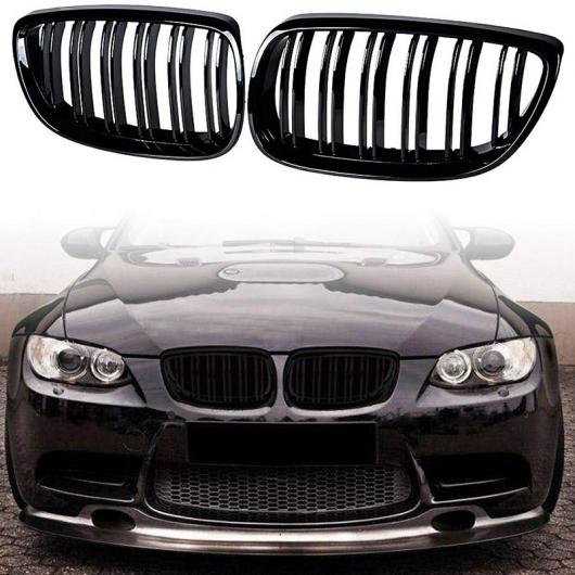AL 2ピース フロント バンパー ツイン フィン スポーツ グリル 適用: BM-W E92 E93 M3 2006-2009 08-13 3 -シリーズ M3 E92/E93 07-10 E92 2D AL-PP-9614