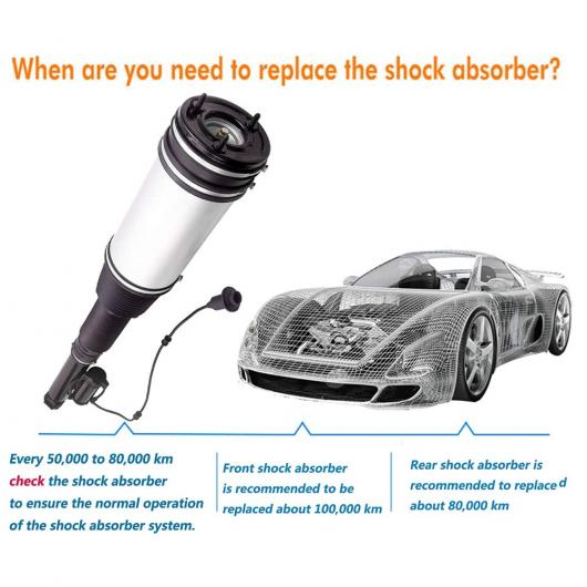 1ピース フロント 左/右 エア サスペンション ストラット ショック 適用: メルセデス S クラス W220 S430 S500 S55 A2203202438 2203205113 AL-QQ-0803 AL