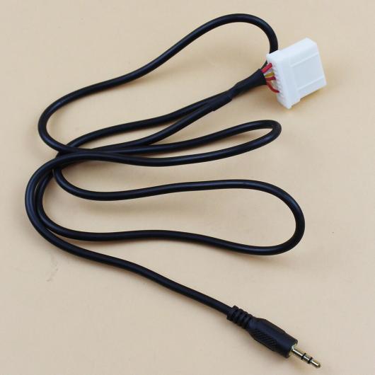 AL DIY 3.5mm AUX イン オーディオ CD インターフェース オス アダプタ ケーブル 適用: MAZDA2 3 5 6 MX-5 2006-2013 AL-QQ-2886