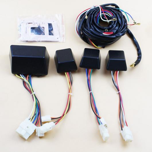 ユニバーサル 12V パワー ウインドウ ロック スイッチ キット 4 ロッカー スイッチ 適用: 4ドア ピックアップ AL-QQ-2900 AL