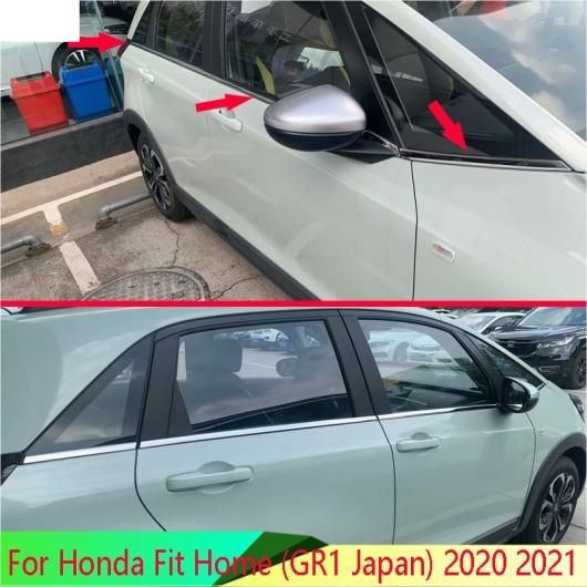 適用: ホンダ フィット GR1 2020 2021 ステンレス スチール ボディ スタイリング スティック ステンレス スチール ウインドウ ガーニッシュ ウインドウ ストリップ トリム AL-QQ-3147 AL