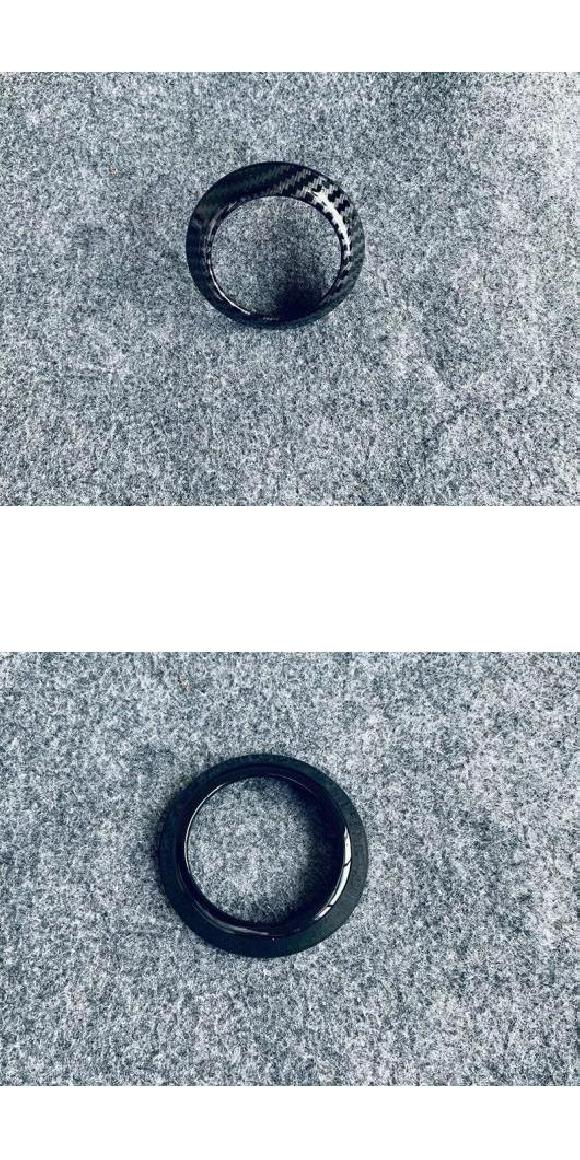 AL 適用: トヨタ ハリアー ヴェンザ XU80 2020 2021 2022 ABS クローム 1 ボタン スタート ボタン スイッチ リング カーボン調・ピアノブラック AL-QQ-3449