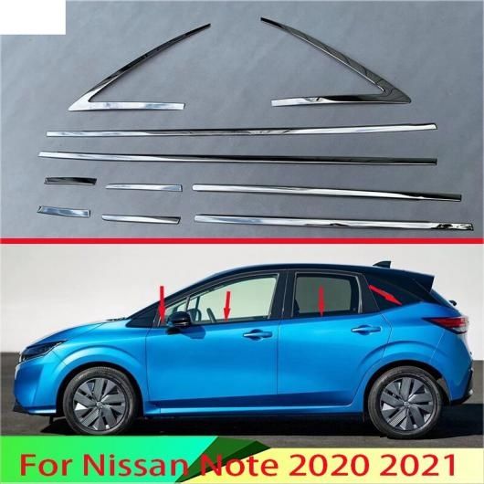 適用: 日産 ノート 2020 2021 ボディ スタイリング スティック ステンレス スチール ウインドウ ガーニッシュ ウインドウ ストリップ トリム AL-QQ-3522 ALの通販は
