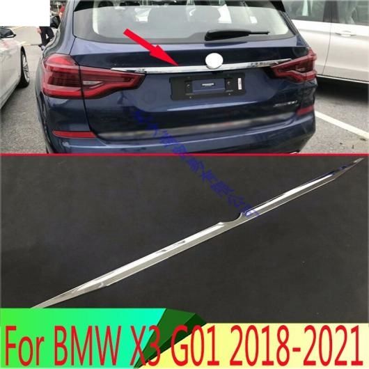 適用: BMW X3 G01 2018 2019 2020 2021 2022 ABS クローム リア トランク モールディング ベゼル スタイリング ステッカー ガーニッシュ AL-QQ-3778 AL 19,360円