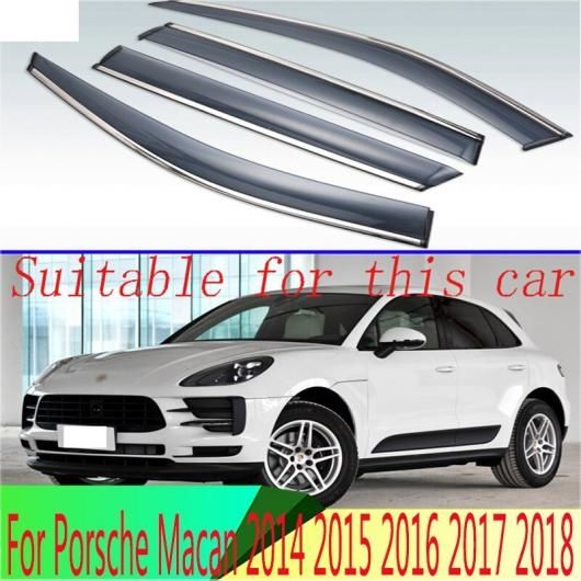 適用: ポルシェ/PORSCHE マカン 2014 2015 2016 2017 2018 プラスチック エクステリア バイザー 吹き出し口 シェード ウインドウ サン レイン ガード デフレクター 4ピース AL-QQ-3915 ALの通販は 30,991円