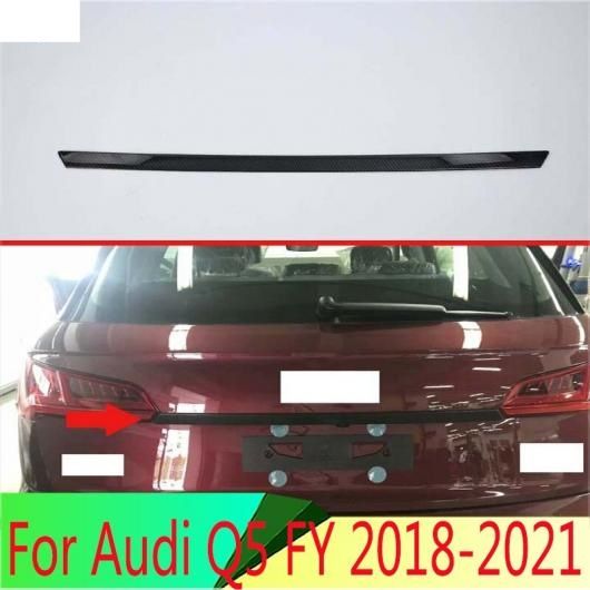 適用: アウディ/AUDI Q5 FY 2018 2019 2020 2021 装飾 アクセサリー カーボンファイバー調 リア ブーツ ドア トリム カバー トランク メンバー AL-QQ-3948 AL