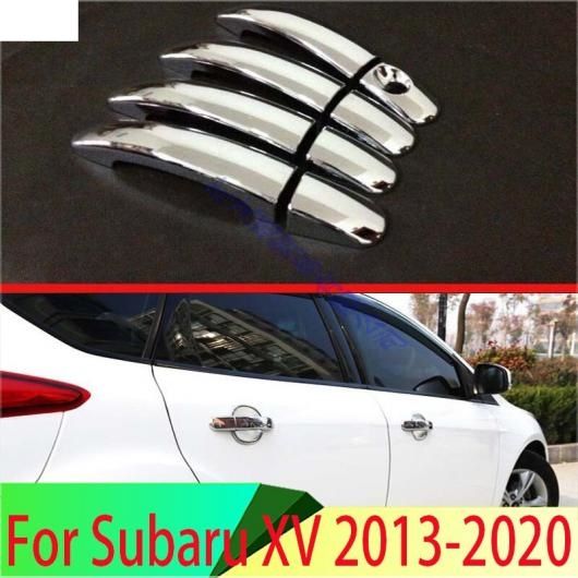 適用: スバル XV 2013-2020 ABS クローム ドア ハンドル カバー スマート キー ホールなし キャッチ キャップ トリム モールディング アクセサリー AL-QQ-4135 ALの通販は 7,575円