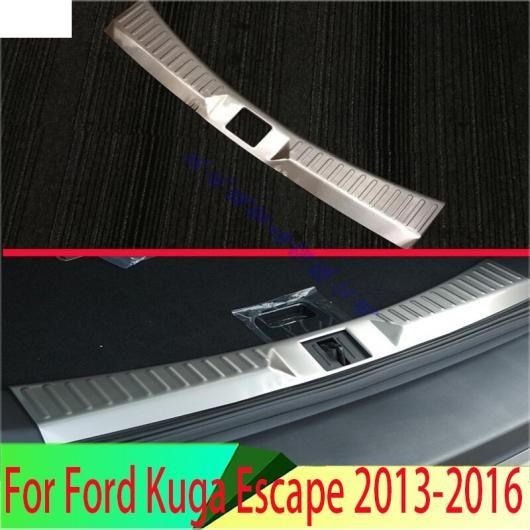 適用: フォード/FORD クーガ エスケープ 2013 2014 2015 2016 ステンレス スチール リア トランク スカッフ プレート ドア シル カバー モールディング ガーニッシュ AL-QQ-4210 AL