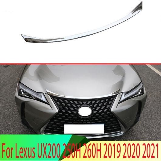 適用: レクサス UX200 250H 260H 2019-2021 ABS クローム フロント フード ボンネット グリル グリル バンパー リップ メッシュ トリム カバー モールディング AL-QQ-4372 AL