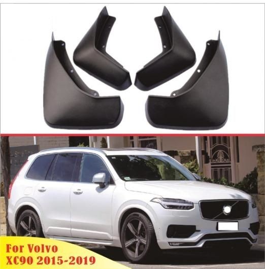 適用: ボルボ/VOLVO XC90 2015-2019 マッド フラップ スプラッシュ ガード フェンダー マッドガード キット マッド フラップ スプラッシュ ガード マッドガード 4ピース AL-QQ-4706 AL