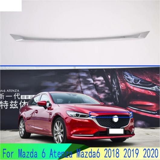 適用: MAZDA6 アテンザ 2018 2019 2020 ABS クローム フロント フード ボンネット グリル グリル バンパー リップ メッシュ トリム カバー AL-QQ-4771 AL
