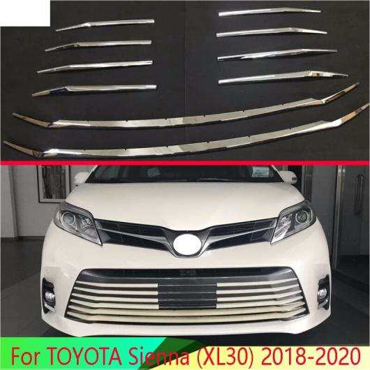 適用: トヨタ シエナ XL30 2018-2020 ABS クローム フロント センター メッシュ グリル グリル カバー ラジエーター ストリップ トリム 装飾 AL-QQ-5021 ALの通販は