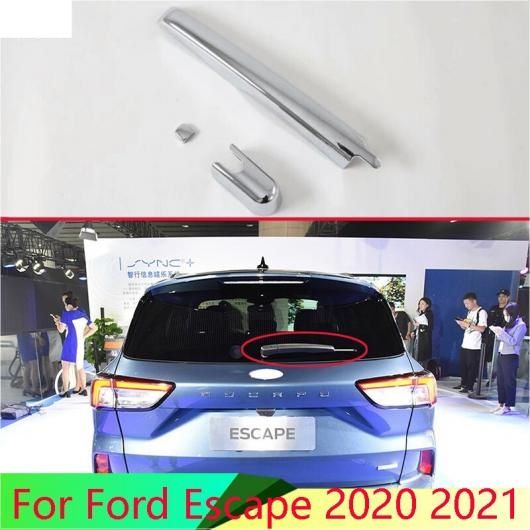 適用: フォード/FORD エスケープ クーガ 2020 2021 ABS クローム リア ウインドウ ワイパー アーム ブレイド カバー トリム オーバーレイ ノズル モールディング ガーニッシュ AL-QQ-5047 AL