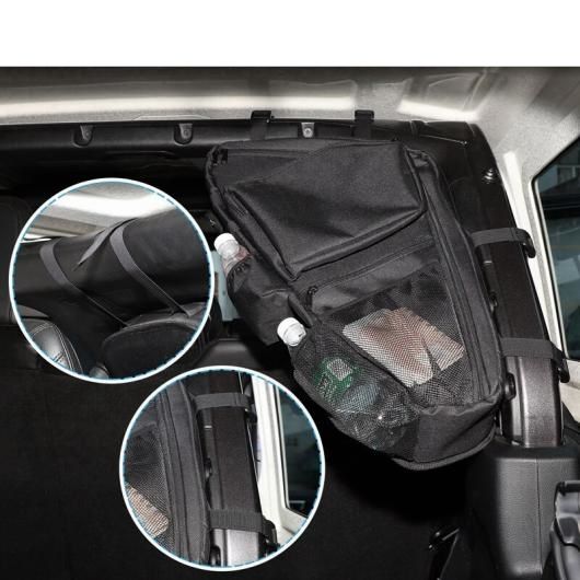 収納 適用: ジープ/JEEP ラングラー トランク アンチ-ロール ストレージ バッグ 4ドア アクセサリー ジープ/JEEP ラングラー JK JL 2007-2023 ブラック AL-RR-2271 AL_3