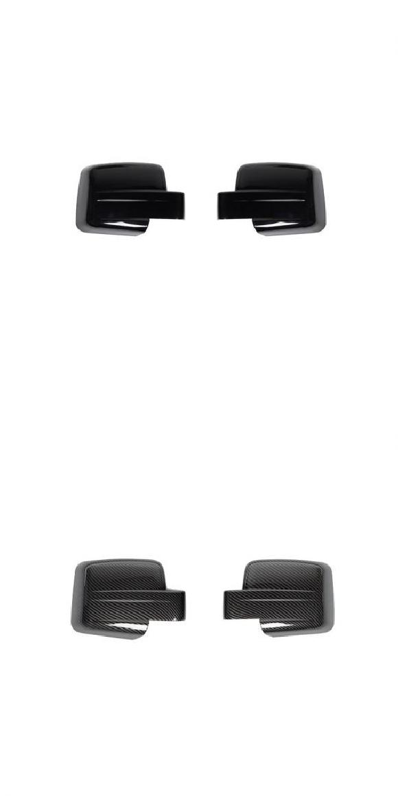 バックミラー ミラー カバー 適用: ジープ/JEEP パトリオット 2011-2016 リア ビュー ミラー シェル 装飾 カバー ステッカー ブラック 2ピース・カーボンファイバー 2ピース AL-RR-2346 AL