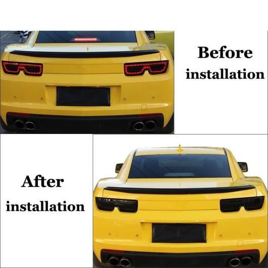 ランプ ボンネット 適用: シボレー/CHEVROLET カマロ 2010-2018 ABS リア テールライト ランプ 装飾 カバー ステッカー エクステリア アクセサリー A 2010-2014 AL-RR-2367 AL