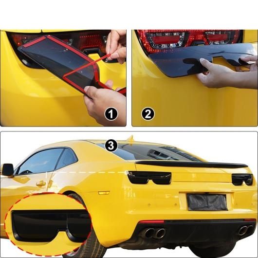 ランプ ボンネット 適用: シボレー/CHEVROLET カマロ 2010-2018 ABS リア テールライト ランプ 装飾 カバー ステッカー エクステリア アクセサリー A 2010-2014 AL-RR-2367 AL