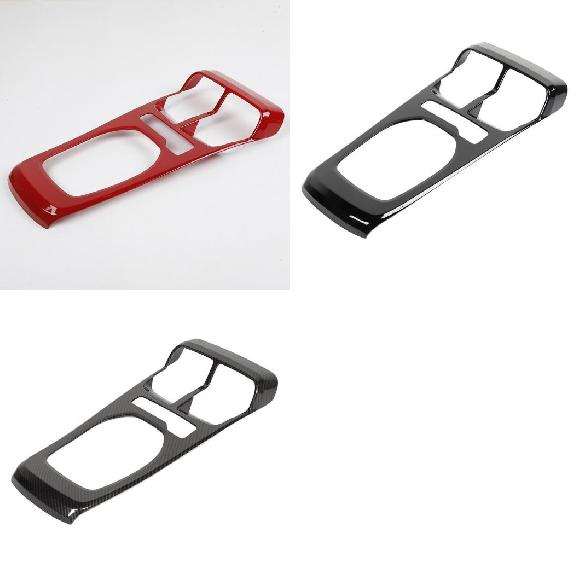 ABS カーボンファイバー調 ギア シフト 装飾 カバー トリム ステッカー キット 適用: シボレー/CHEVROLET カマロ 2010-2015 インテリア レッド B〜カーボンファイバー B AL-RR-2448 ALの通販は