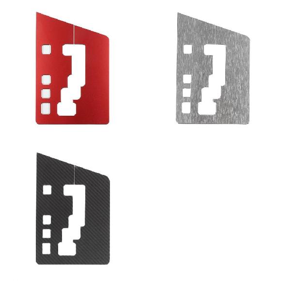 インテリア ギア シフト 装飾 カバー アルミニウム 合金 アクセサリー 適用: ダッジ/DODGE チャレンジャー 2009 2010 2011 2012 2013 2014 レッド〜カーボン調 AL-RR-2463 ALの通販は 8,044円