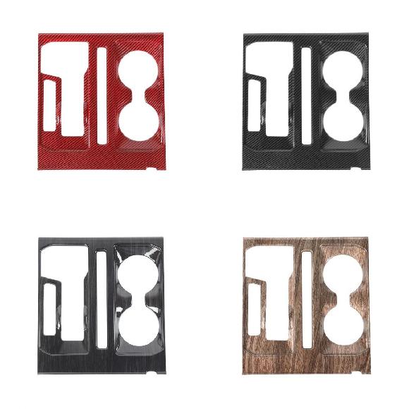 ABS カーボンファイバー調 センター コンソール ギア シフト カップ