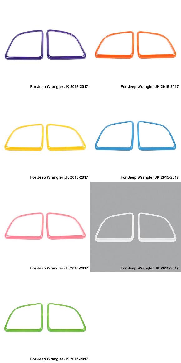 ABS カーボンファイバー調 インテリア ルーフ サウンド スピーカー 装飾 カバー トリム アクセサリー 適用: ジープ/JEEP ラングラー JK B パープル〜B ライト グリーン AL-RR-2488 AL