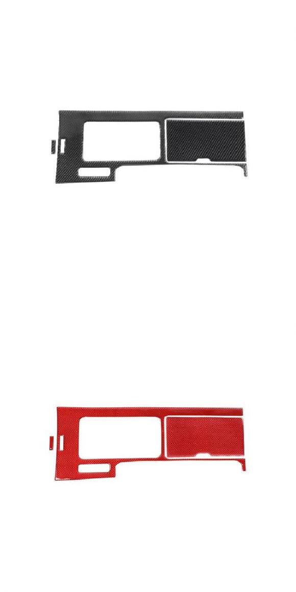 ソフト カーボンファイバー調 ギア シフト カップホルダー 装飾 カバー アクセサリー 適用: フォード/FORD マスタング 3ピース-カーボンファイバー・3ピース-レッドカーボン AL-RR-2495 AL 19,500円