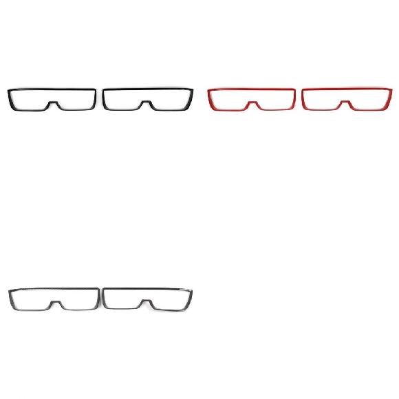 ABS テールライト ランプ 装飾 カバー トリム ステッカー 適用: シボレー/CHEVROLET カマロ 2010 2011 2012 2013 2014 2015 アクセサリー ブラック〜カーボン調 AL-RR-2499 AL 12,047円