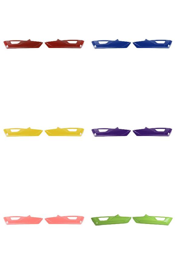 インテリア モールディング 適用: フォード/FORD マスタング 2015 アップ ABS カーシート サイド パネル 装飾 カバー トリム ステッカー アクセサリー レッド〜ライトグリーン AL-RR-2535 AL