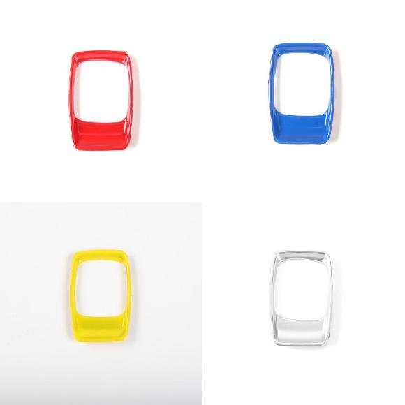 ABS シガー ライター 装飾 トリム カバー 6代目 適用: シボレー/CHEVROLET カマロ 2017〜 インテリア アクセサリー レッド〜シルバー AL-RR-2672 AL