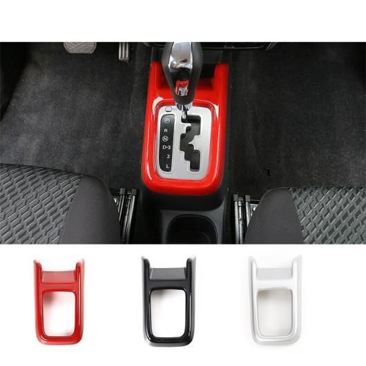 ABS インテリア ギア シフト パネル 装飾 カバー トランスファー トリム ステッカー 適用: スズキ ジムニー 2007〜 レッド〜ブルー AL-RR-2703 AL